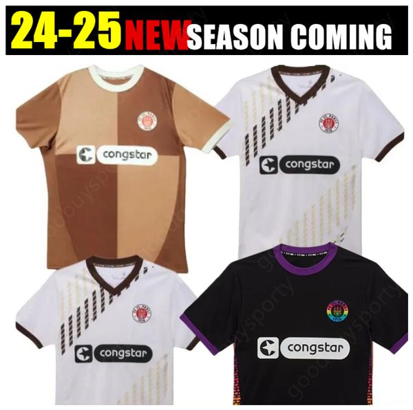 24 25 ST Pauli soccer jerseys 2024 2025 BECKER IRVINE KYEREH HARTEL Maillots De Foot SMITH PAQARADA MEDIC football shirts camesitas de futol