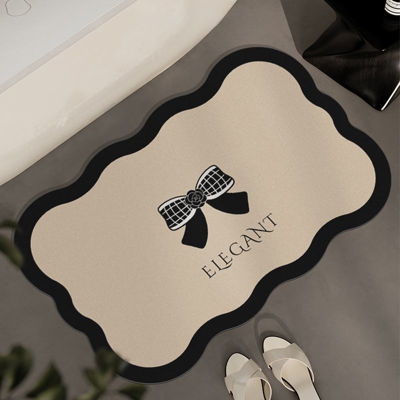 Household Toilet Door Quick-drying Carpet Bathroom Absorbent Diatom Mud Floor Mat Toilet Anti-slip Foot Mat