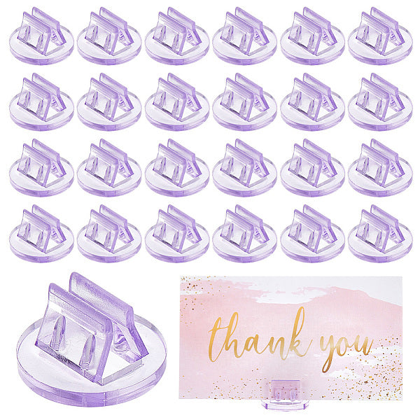 Transparent Plastic Card Holder