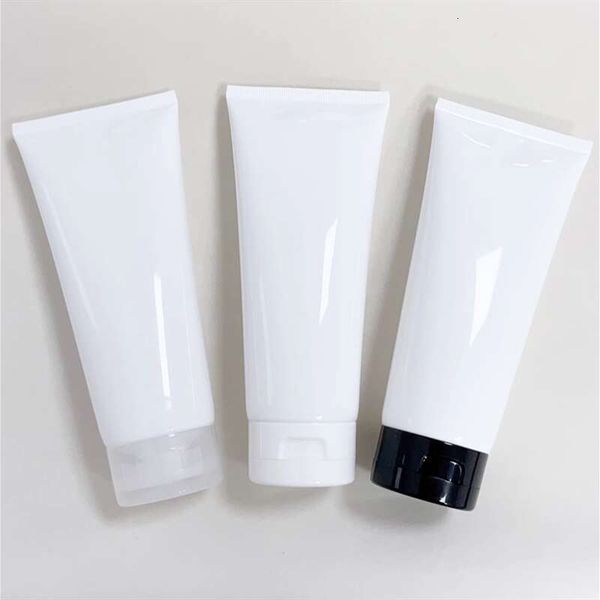 180Ml-2Ml White Soft Hose&Tubes Facial Cleanser Or Cream Tube Hair Mask Conditioner Face Wash Body Lotion Cosmetic Hose