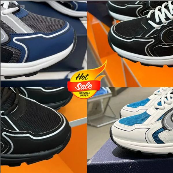 Nylon Casual Shoes America Cup Designer 22 Sneaker MSH 30 Treinador de camurça Calfskin 3M Reflexivo