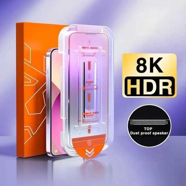 Tempered Glass For iPhone 15 13 12 11 16 14 Pro Max XR XS 7 8 Mini Full Cover Screen Protector With Positioning installation Box M250120