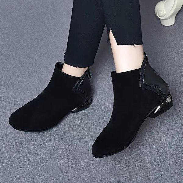 Waterproof Mid-Height Trail Shoes for Him & Her with Premium Rabbit Fur Trims Available in Larger Sizes