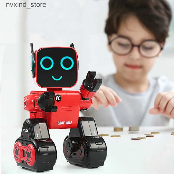 Electronics Robots JJRC R4 Robot RC Intelligent Sense Inductive Remote Control Smart Robo Advisor Coin Bank Gift For Children Educational To