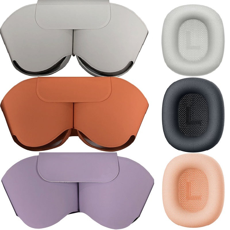 For Max Headphone Cushions Accessories Solid Silicone High Custom Waterproof Protective plastic Headphone Travel Case protect