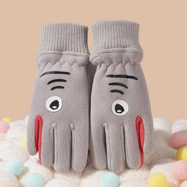 Ski Gloves Kids Ski Gloves Cartoon Ski Gloves for Kids with Elastic Cuffs Warm Winter Gloves for Outdoor Snowboard Road Cycling Windproof z2