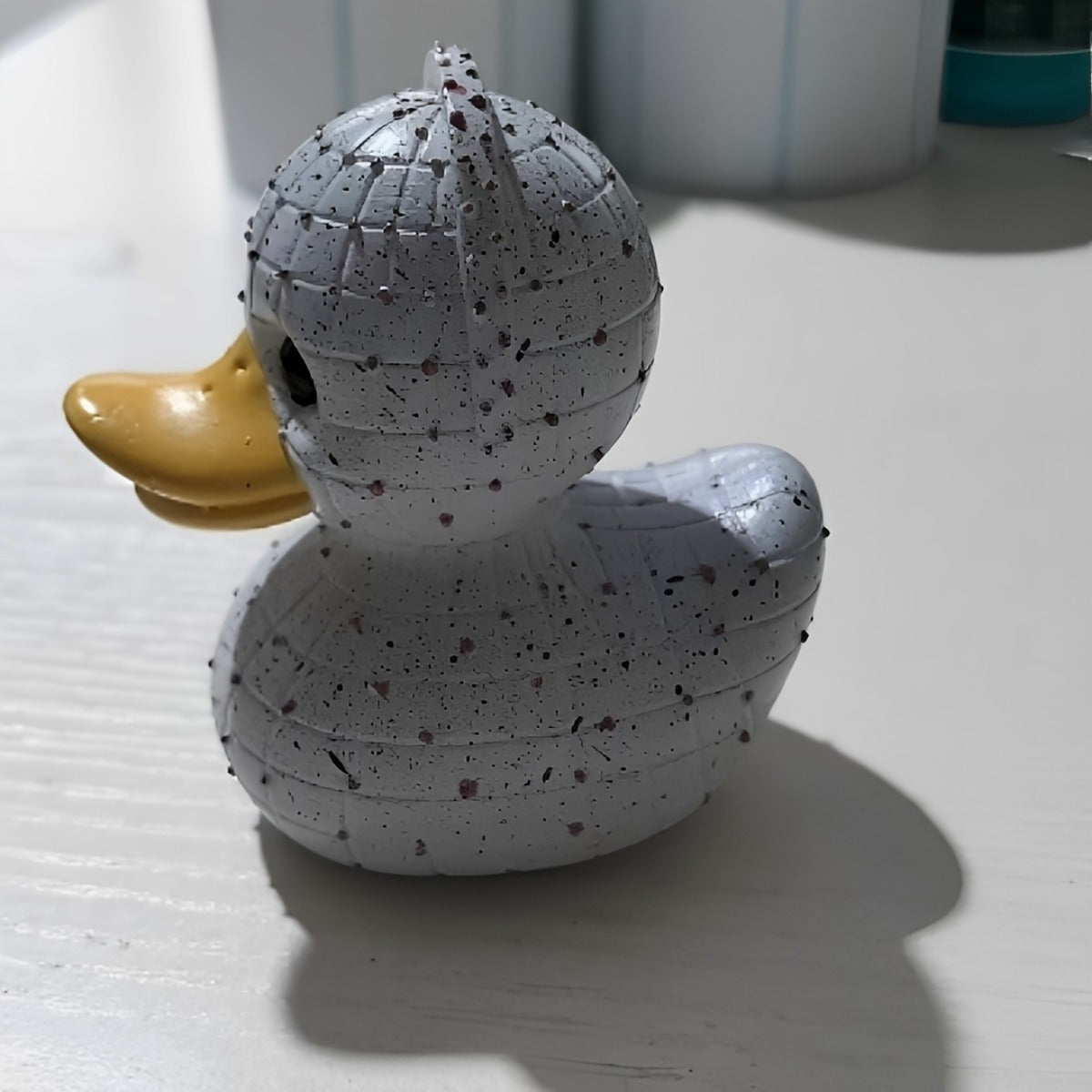 TEMU Room Decor 1pc Evil Duck Horror Movie Character Series, Quirky Party Tabletop Decor, Resin Collectible Figurine