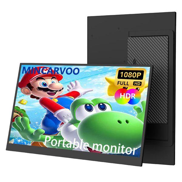 18.5 Inch 100Hz FHD Portable Monitor 100%SRGB External Display Screen Type-C HDMI For Laptop Macbook Phone PC XBox PS4-5 Switch gaming monit