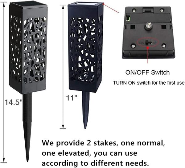 Solar Garden Light Waterproof Outdoor Lawn Lamp Garden Solar Spotlight Pathway Landscape Solar Underground Light Decor Street