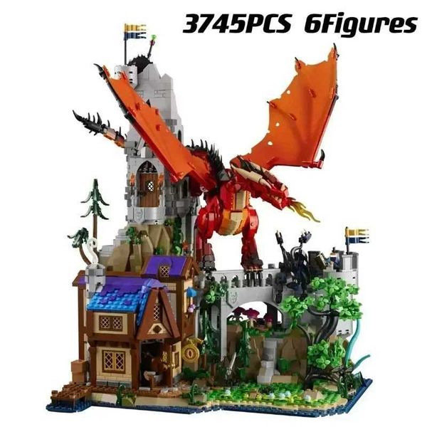 Blocks Inventory New 2024 21348 Game Red Dragon Story Mode Building Set Assembly Model Building Blocks Toy Building Blocks Boys Building Blo