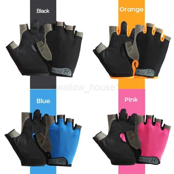 Anti-slip Fingerless Gloves Breathable Womens Mens Glove Sport Gloves Bicycle Gloves Tactical Gloves Cycling EquipmentXJ240730