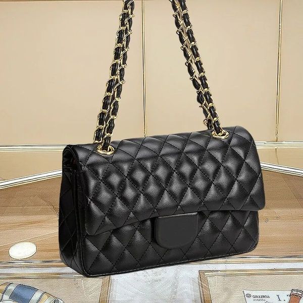 Designer Bags Women Shoulder Chain Bag Clutch Flap Tote Bag Wallet Check Purse Double Letter Hasp Waist Square Stripes Woman Luxurys Handbag