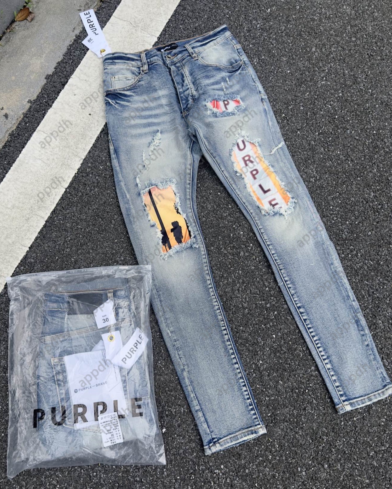 Mens Trousers Purples jeans Denim Designer Jeans Men Black Pants High-end Quality Straight Retro Ripped Biker Jean Slim Fit Motorcycle Clothing