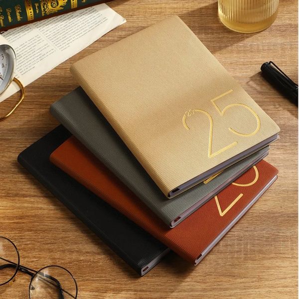 Cahier A5 Planner Notebooks 400pages English Agenda Schedule Journal Notepad Note Book Diary Writing Pads Stationery 250120