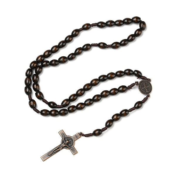 Collares con colgante de cruz crucifijo de religión de aleación
