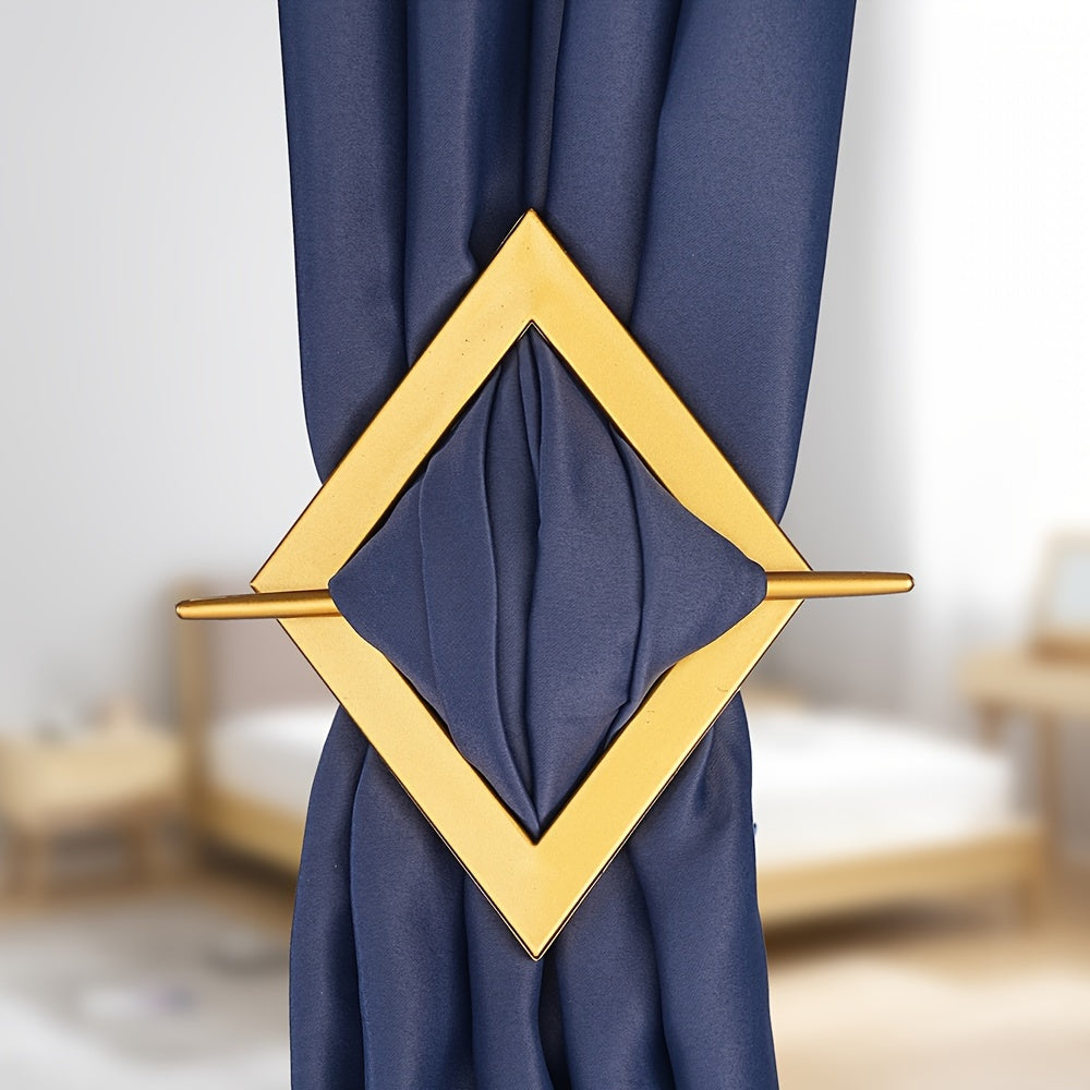 TEMU 2pcs Of Vintage Curtain Hooks - Elegantly Decorated Plastic Curtain Hooks For Home, Office, Living Room, Bedroom, Hooks For Curtains, Curtain