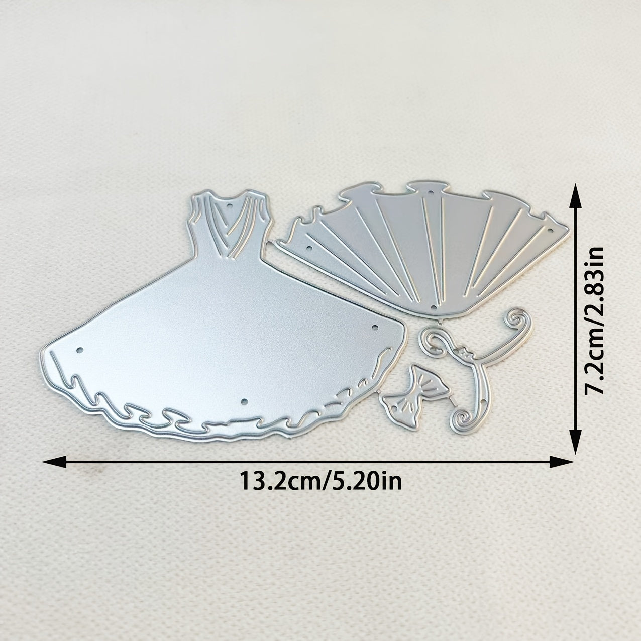 TEMU 1pc Clothing Metal Die Cut, Diy Scrapbooking Embossing Stencil, Handmade Greeting Card Making Metal Cutting Dies, Gift Card Making Tools