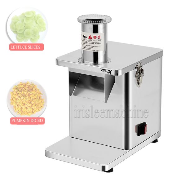 Pumpkin Cucumber Electric Vegetable Dice Making Machine Potato Carrot Vegetable Cube Dicing Cutting Machine