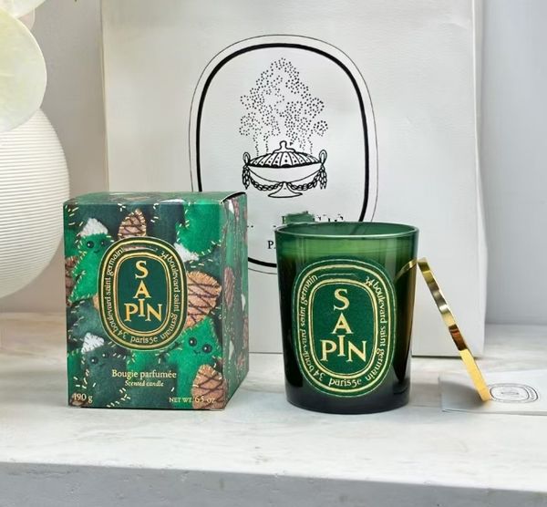 TOP Perfume Candles with Wood Lid Essential Oil Incense Smokeless Scented Candle Aromatherapy-Candle Romantic Dating Atmosphere Bath Gifts