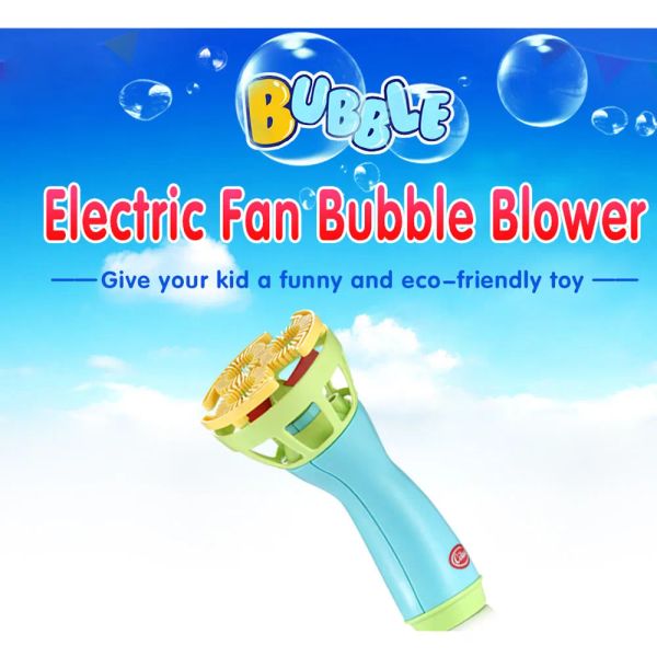 Electric Bubble Wands Machine Bubble Maker Automatic Blower Outdoor Toy for Kids