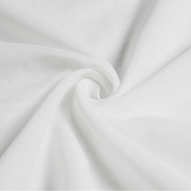 B362 finished product direct supply curtain gauze curtain Nordic simple white window gauze cross-border foreign trade curtain finished product curta