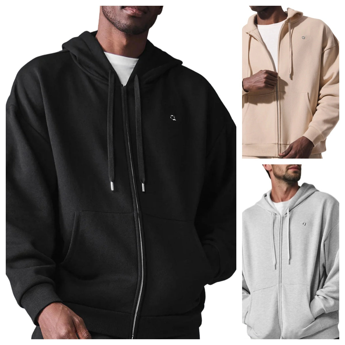 2026 10A Athletic Top Breathable Men Sets Fall Full Zipper Hoodie Sports Daliy Wear Tshirt Casual Comfy Underwear Gym Pants sets Men Hoodie Jacke