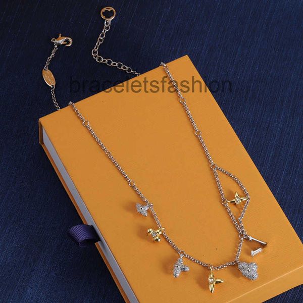 Designer Pendant Necklaces Letter L Chokers Luxury Women Fashion Jewelry Metal Pearl Necklace Jewelry