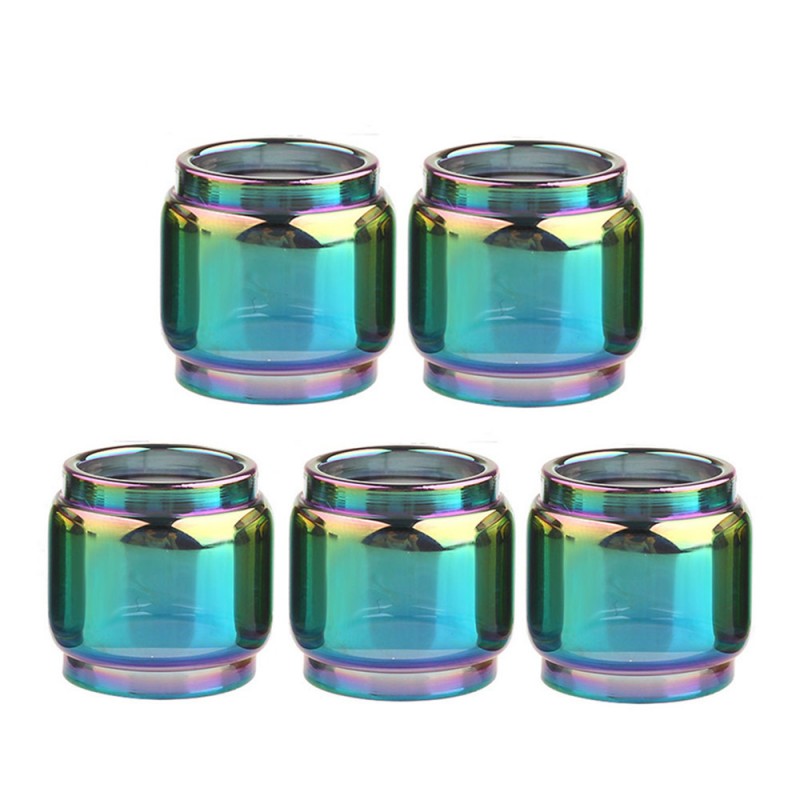 FATUBE Rainbow Bubble Shot GLASS Cup TUBE for TFV16 Tank 9ml-TFV16 Lite Tank 5ml-TFV18 7.5ml-morph 2 Kit 7.5ml-TFV12 PRINCE 8ml-mesh 24 RTA 4ML-TF-R