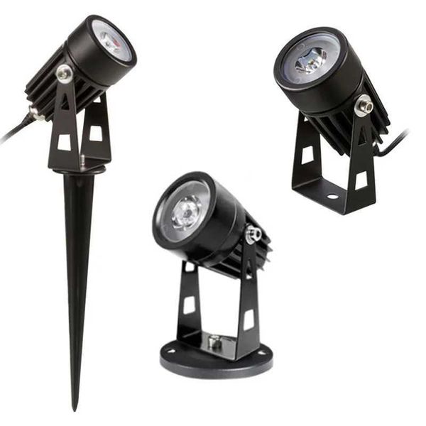 1W 3W Outdoor Garden Landscape Light AC220V 110V DC12V LED Lawn Light Waterproof LED Garden Road Spotlight X241102