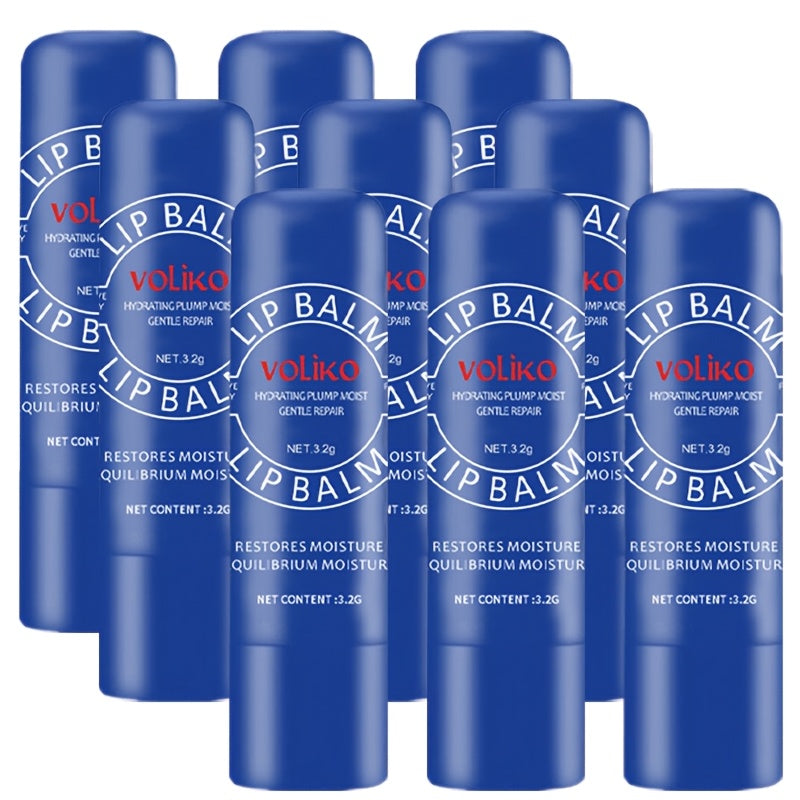 TEMU [3pcs-6pcs-9pcs] Nourishing Moisturizing Lip Balm With Vitamin E-chamomile-honey Your Lips Hydrated And Plump From , Christmas-party-new Year's