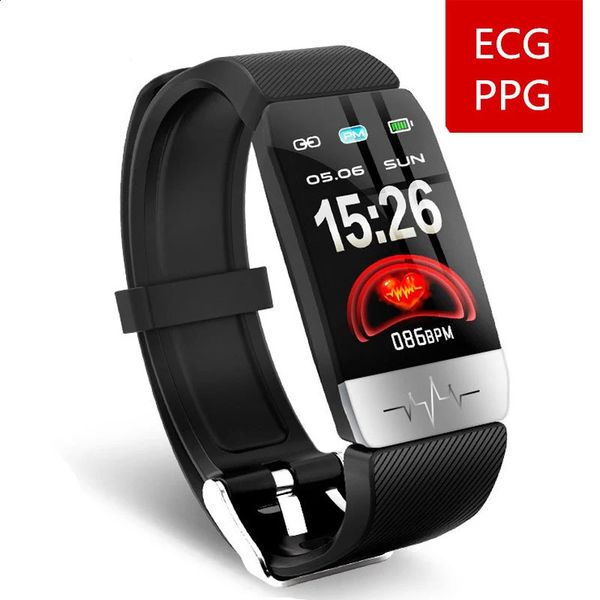 Q1s intelligent electrocardiogramPPG fitness tracker heart rate and blood pressure IP67 waterproof weather forecast sports smart bracelet wa