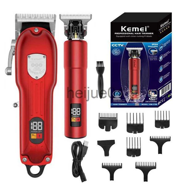 Clippers Trimmers Original Kemei Professional Hair Trimmer For Men Electric Hair Clipper Beard Grooming Edge Hair Cut hine Rechargeable x072