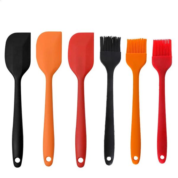 Silicone Basting Pastry Brushes Spatula NonStick BBQ Grill Baking Brush Spread Oil Butter Sauce Marinades Kitchen Cooking Tools 240911