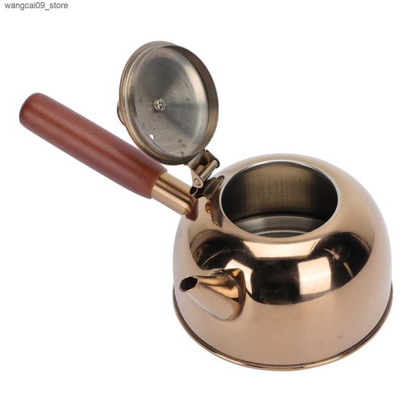 Health Pots Kettle Kitchen Stainless Steel Teakettle Water Supply Delicate Kettles Coffee Warmer Premium Home Teakettles Metal J241116