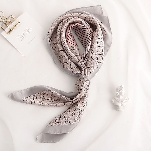 2023 Designer Letters Print Carriage imitate Silk Scarf Headband for Women Fashion Long Handle Bag Scarves Paris Shoulder Tote Luggage Ribbo