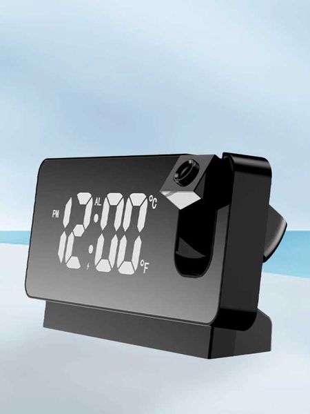 The digital electronic clock on the ceiling 180 projector bedside alarm clock and temperature display are provided for students to work outs