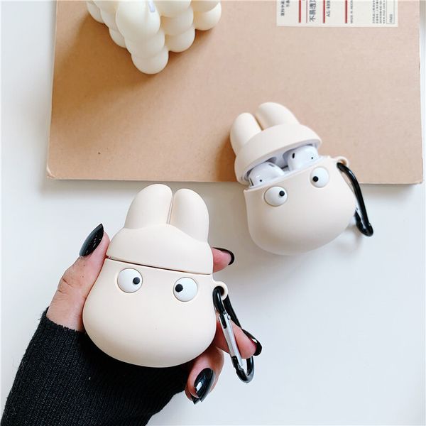 Cartoon Totoro protective Hayao Miyazaki, Bluetooth wireless headphone case, silicone suitable