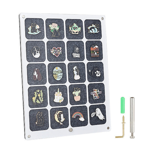 Acryl mit Filz-Gedenkmünzen-Präsentationstablett