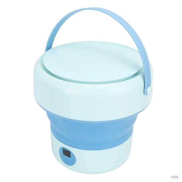 Mini Washing Machines Mini Washer with Water Filter Basket Foldable Portable Washing Machine Laundry Bucket for Underwear Socks Baby Clothes