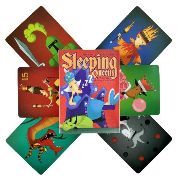 Full English Se Queens Board Game Card Family Gift Wake Up Queen Strategy Game Fun Childrens Game CardXJ241213