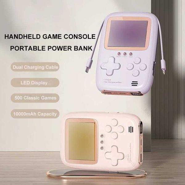 Handheld Game Console Portable Game Player 10000Mah Large Capacity Power Bank 500Retro Games Video Game Consoles Juegos Consolas Z241226