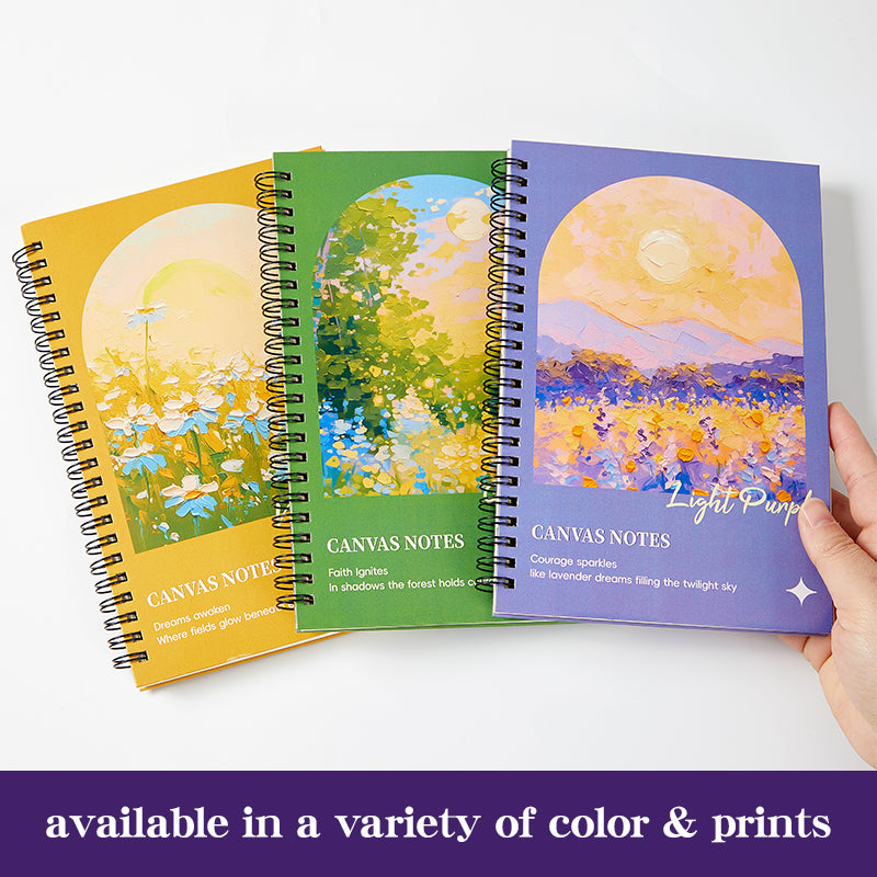 Student-Friendly A5 Pulp Spiral Notebook - Enhanced Grip & Horizontal Line Grid for Creative Writing and Drawing