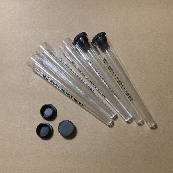 packing jar mylar west coast cure tube pack 1PCS JOINTS BAG +PLASTIC TUBES Packaging dry flower Preroll Pre-rolled tube packing empty pack b