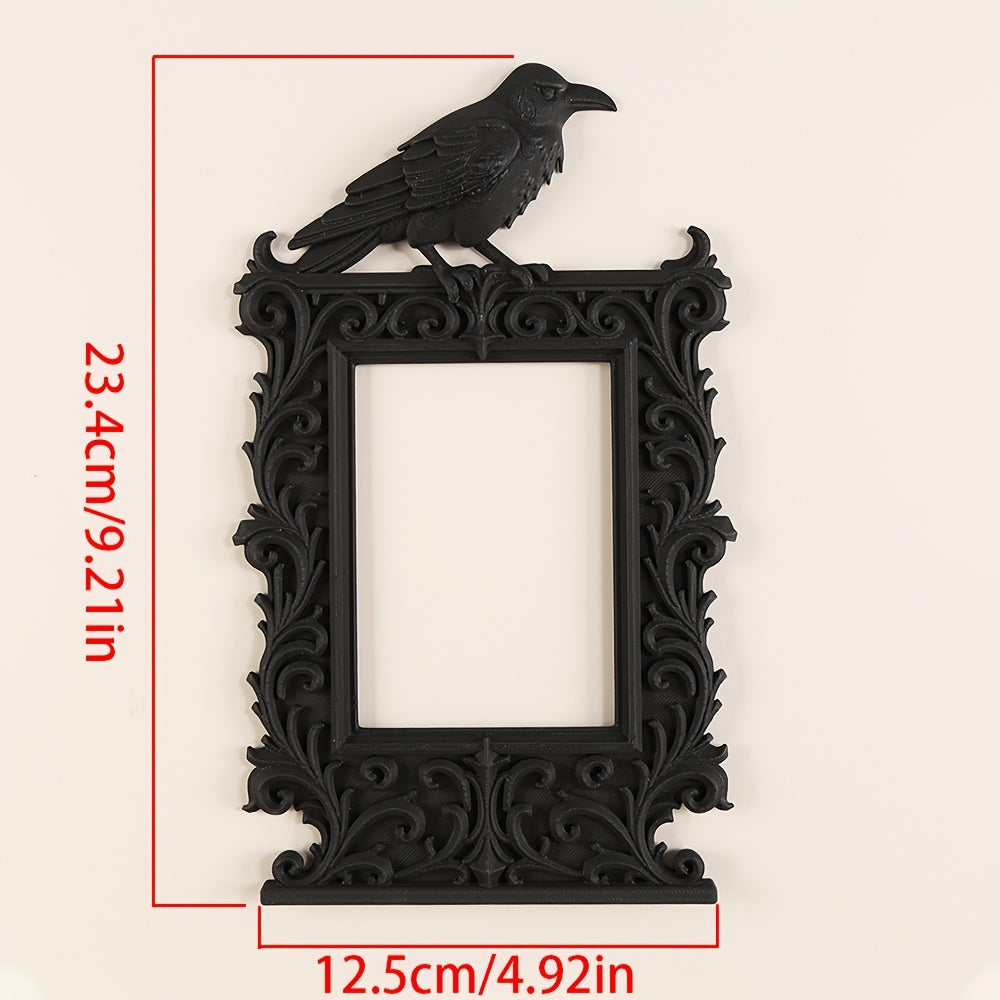 TEMU 1pc Gothic Style Photo Frame, Design, Classic Picture Frame, Wall And Desktop Display, Decor, Birthday Party Decoration, Party Gift