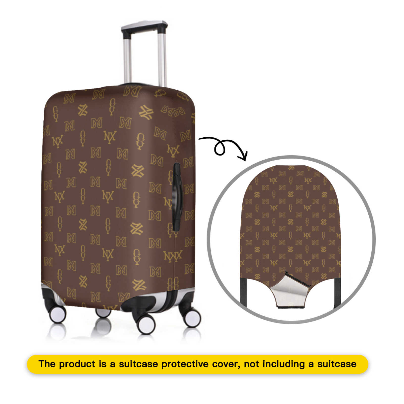 Lanjia NXY Travel Lage Designer Dust Cover Women Men Protector Thickened Suitcase Covers Suitable Inch Bcf E