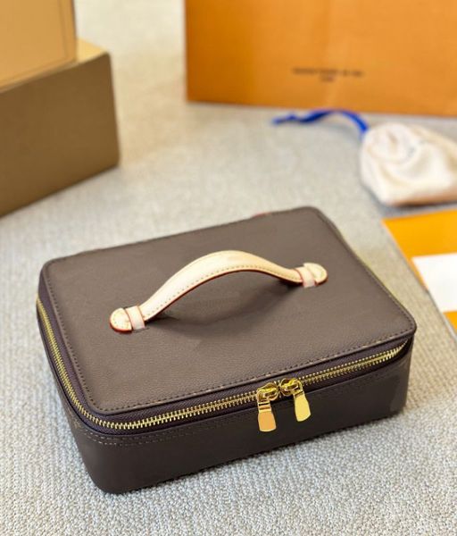 M44698 CUBE DE RANGEment Medium Storage Bag Cosmetic bags Cases Women Designer Toiletry Bags Toiletries Pouch Storage Cosmetic-Nice Makeup B