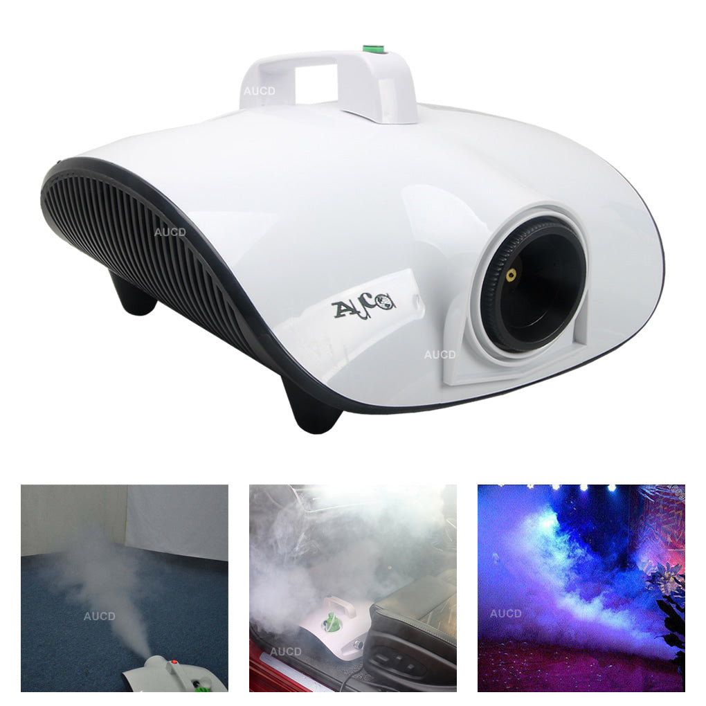 1500W Fog Smoke Machine Home Car Deodorant Disinfect Sterilize Thermostat Fogger Clean Sprayer For Disco DJ Party Show Stage W1500