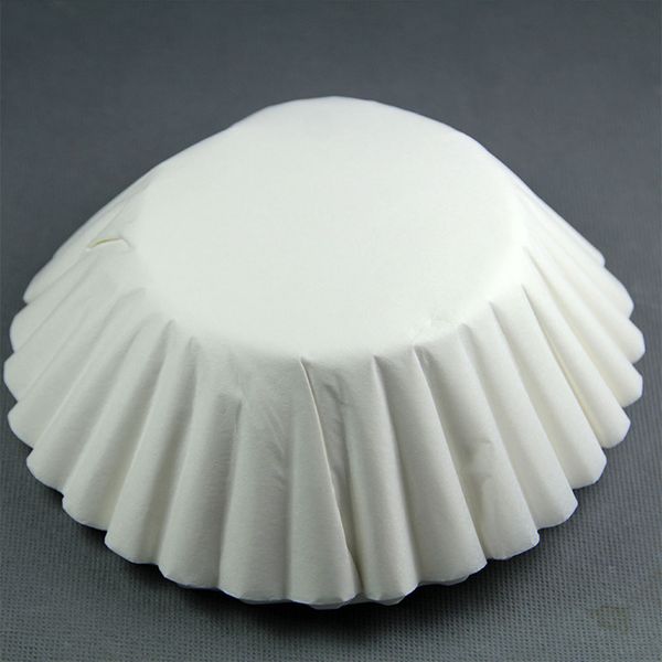 50-100Pcs Coffee Paper Cups Pods Replacement White Coffee Paper Pod Basket Coffee Filters for 8-12 Cup Coffee Makers