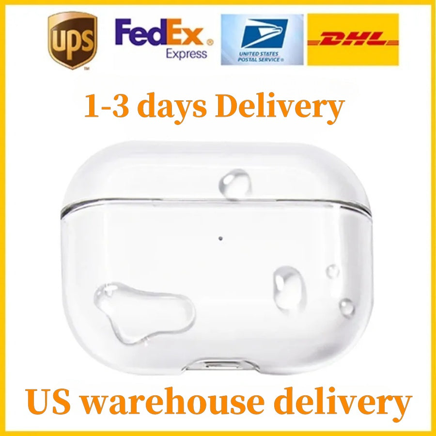 ANC Top quality for airpods pro 2 3 airpods 4 max earphones Solid Silicone Cute Protective Headphone Cover Wireless Charging Box airpro 2 3 Shockpro