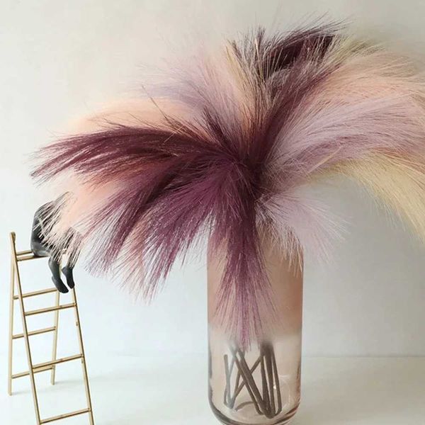 Artificial wer Arrangement Sedge Grass Green Plants Wedding Home Decor PE Reed Grass Potted Party Office Table Christmas LoveT250111